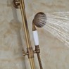 Bathroom Shower Faucet with Antique Brushed Finish in Bronze