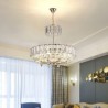 Modern Ceiling Light Hanging Light For Living Room Hotel White Crystal Pendant Light