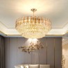 Modern K9 Crystal European Pendant Light for Living Room Hotel