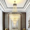 Crystal Ceiling Light Fixture For Living Room Hotel Luxurious Pendant Light