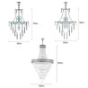 Crystal Ceiling Light Fixture For Living Room Hotel Luxurious Pendant Light