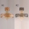 European Crystal Pendant Light Modern Ceiling Lamp for Dining Room and Living Room