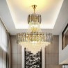 European Crystal Pendant Light Modern Ceiling Lamp for Dining Room and Living Room