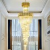 Ceiling Light Fixture Livingroom Hotel Lobby Modern K9 Crystal Pendant Lamp