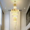 Dining Living Room Foyer Modern Crystal Ceiling Light Fixture Pendant Lamp