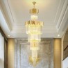 Dining Living Room Foyer Modern Crystal Ceiling Light Fixture Pendant Lamp