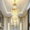 Dining Living Room Foyer Modern Crystal Ceiling Light Fixture Pendant Lamp