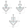 Dining Room Living Room Hotel Modern Crystal Pendant Light Contemporary Ceiling Lamp