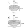 12/16 Light Crystal Pendant Light Luxury Ceiling Lighting for Living Room Bedroom