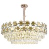 Ceiling Lighting Fixture with Modern Crystal Pendant Light for Living Room Bedroom