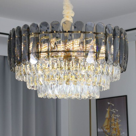 Dining Room Bedroom Living Room Crystal Pendant Ceiling Light Fixture