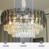 Dining Room Bedroom Living Room Crystal Pendant Ceiling Light Fixture