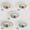 For Dining Room Living Room Macaron Ceiling Fan Light Remote Control Decor Ventilateur