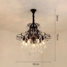 3/6/9 Light Black Chandelier Ceiling Light Living Room Dining Room Bedroom