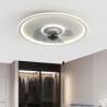 For Dining Room Living Room Macaron Ceiling Fan Light Remote Control Decor Ventilateur