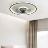 For Dining Room Living Room Macaron Ceiling Fan Light Remote Control Decor Ventilateur