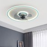 For Dining Room Living Room Macaron Ceiling Fan Light Remote Control Decor Ventilateur