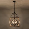 4-Light Lantern Pendant Light in Vintage Style