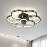 For Living Room Bedroom Ceiling Fans With Light Chandeliers Ventilateur