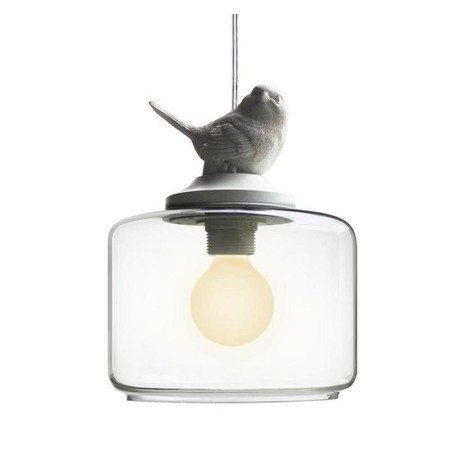 Little Bird Decorative Lighting Retro Style Glass Pendant Light