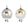 Bedroom Decorative Lighting Iron+Glass Globe Pendant Light