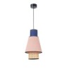 Bamboo Weave Lighting 1 Light Dress Lamphade Pendant Lamp