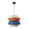 Bamboo Weave Lighting 1 Light Dress Lamphade Pendant Lamp