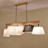 Simple Style Ceiling Light Modern Wood Pendant Light