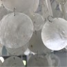 White Color Shell Pendant Light Decorative Lighting for Living Room