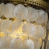 Bedroom Decorative Shell Pendant Light Golden Lighting