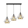 Modern Decorative Light Fixture Bedroom Study Minimalist Diamond Shaped Pendant Light