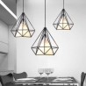 Modern Decorative Light Fixture Bedroom Study Minimalist Diamond Shaped Pendant Light