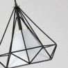 Modern Decorative Light Fixture Bedroom Study Minimalist Diamond Shaped Pendant Light