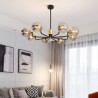 Glass Globe Light Living Room Bedroom Modern Magic Bean Pendant Light