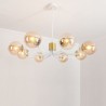 Glass Globe Light Living Room Bedroom Modern Magic Bean Pendant Light