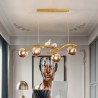 Branch Pendant Light 4 Lamp Decorative Light Living Room Bedroom Modern Minimalist