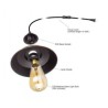 1 Light Industrial Plug in Pendant Light Fixture Living Room Office