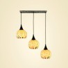 Living Room Dining Room Cluster Decorative Pendant Light 3 Light Shell Light Fixture