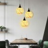 Living Room Dining Room Cluster Decorative Pendant Light 3 Light Shell Light Fixture