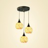 Living Room Dining Room Cluster Decorative Pendant Light 3 Light Shell Light Fixture