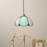 Single Head Glass Pendant Lamp Living Room Bedroom Minimalist Petal Glass Pendant Light