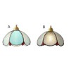 Single Head Glass Pendant Lamp Living Room Bedroom Minimalist Petal Glass Pendant Light