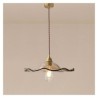 Lotus Leaf Glass Pendant Light Decorative Living Room Bedroom Light Fixture