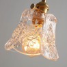 Flower Glass Pendant Lamp Mini Decorative Light Fixture Bedroom Living Room Minimalist