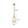 Decorative Ceiling Light Bedroom Living Room Modern Minimalist Glass Pendant Light