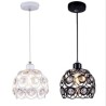 Kitchen Island Ideas Dining Room Office Hollow Crystal Iron Pendant Lamp