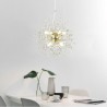 Elegant Chandelier Bedroom Office LED Dandelion Crystal Pendant Light