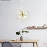 Elegant Chandelier Bedroom Office LED Dandelion Crystal Pendant Light