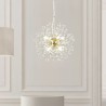 Elegant Chandelier Bedroom Office LED Dandelion Crystal Pendant Light