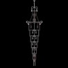 Living Room Lobby European Long Pendant Crystal Chandelier